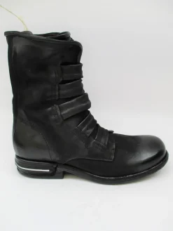 Tronchetto pelle donna 516233 nero<As98 Hot