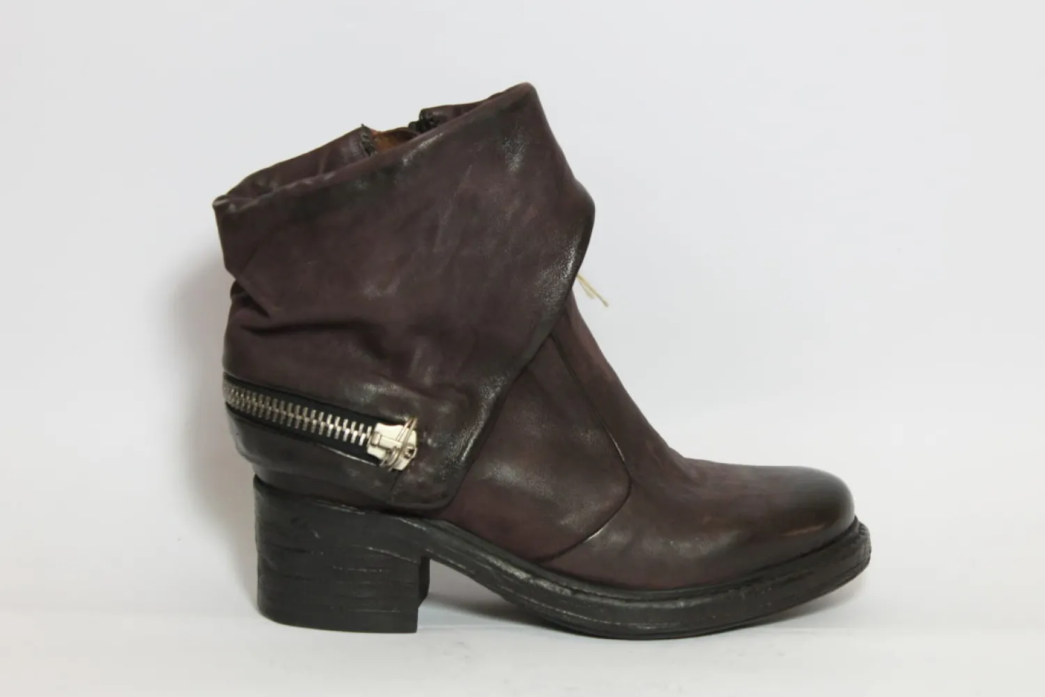 Tronchetto pelle donna 261239 bordeaux<As98 Online