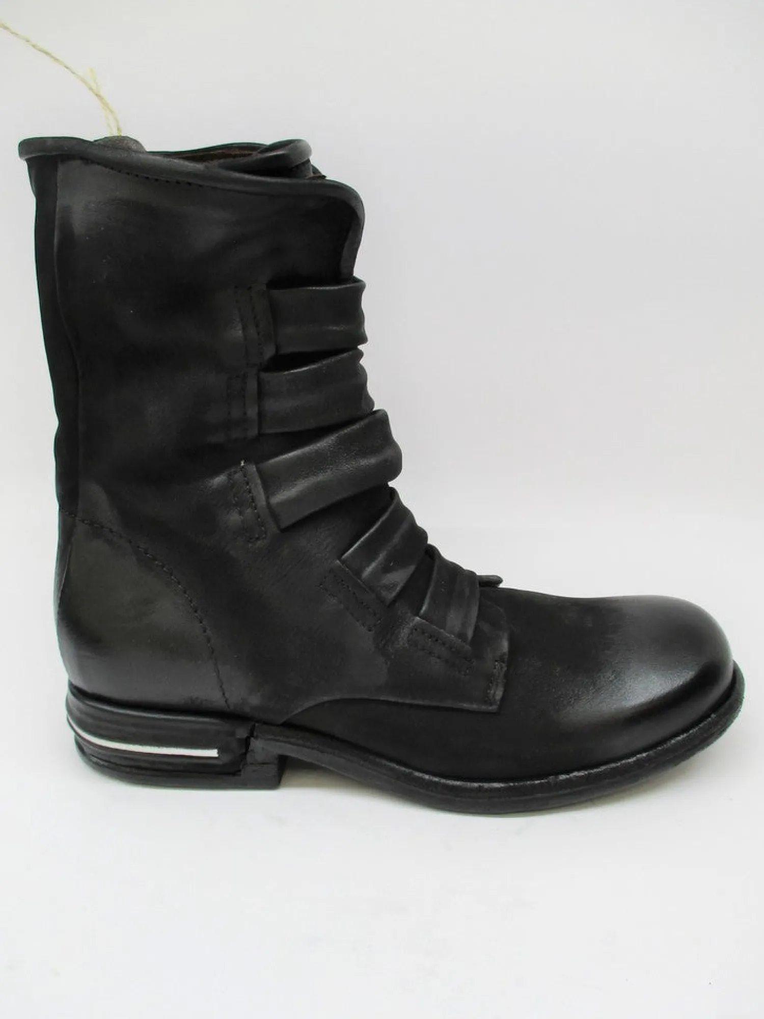 Tronchetto pelle donna 516233 nero<As98 Hot