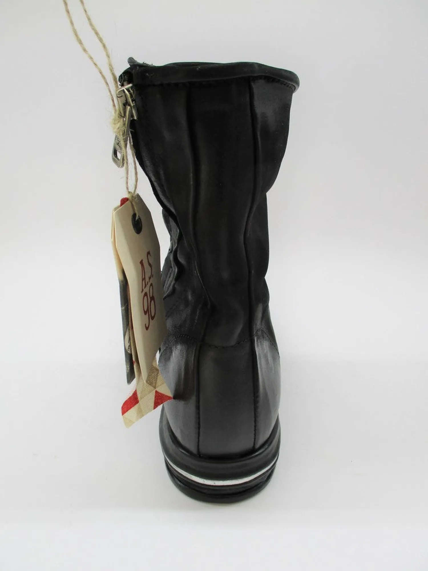 Tronchetto pelle donna 516233 nero<As98 Hot