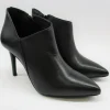 Tronchetto pelle donna NA 463 nero, scollo sotto il malleolo, tacco cm 9<Cafènoir Best