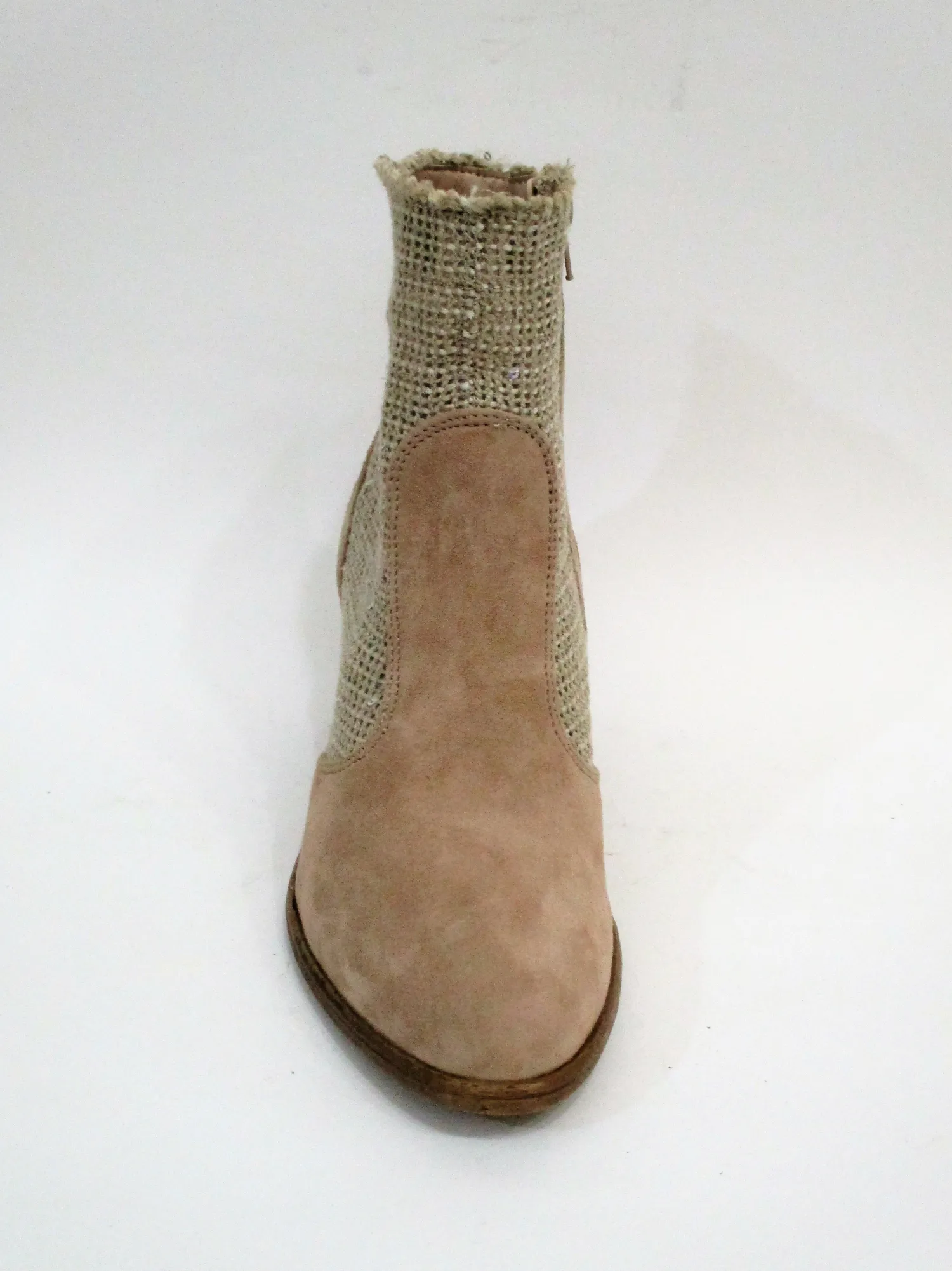 Tronchetto pelle donna EE535 beige<Cafènoir Clearance