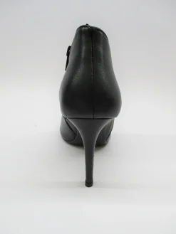 Tronchetto pelle donna NA 463 nero, scollo sotto il malleolo, tacco cm 9<Cafènoir Best