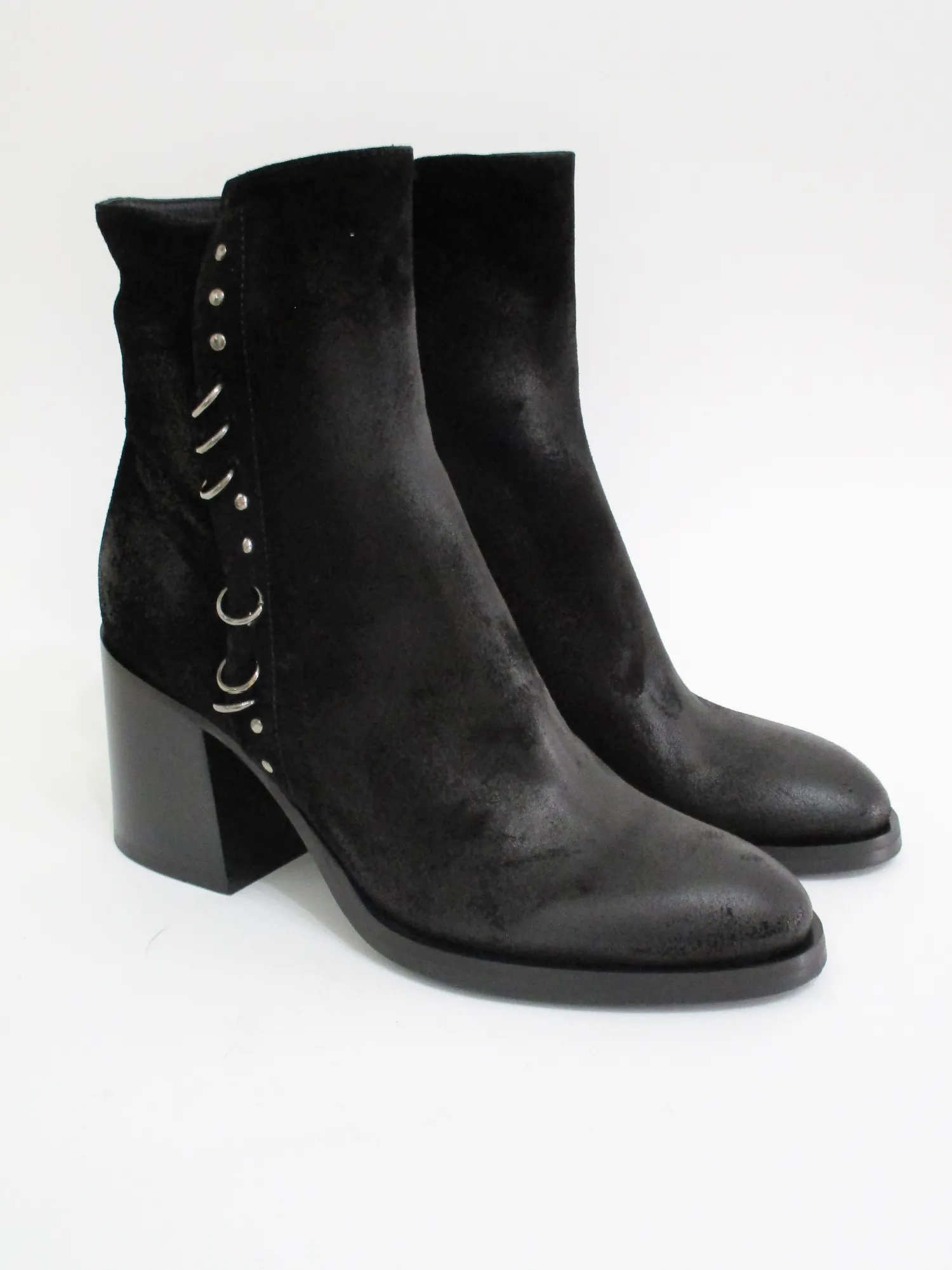 Tronchetto pelle donna 5009 nero<Fru.it Outlet