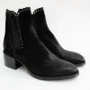 Tronchetto pelle donna 5038 nero<Fru.it New