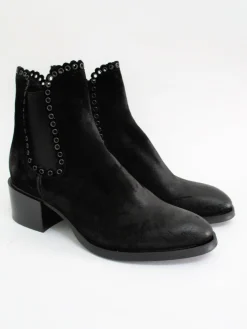 Tronchetto pelle donna 5038 nero<Fru.it New
