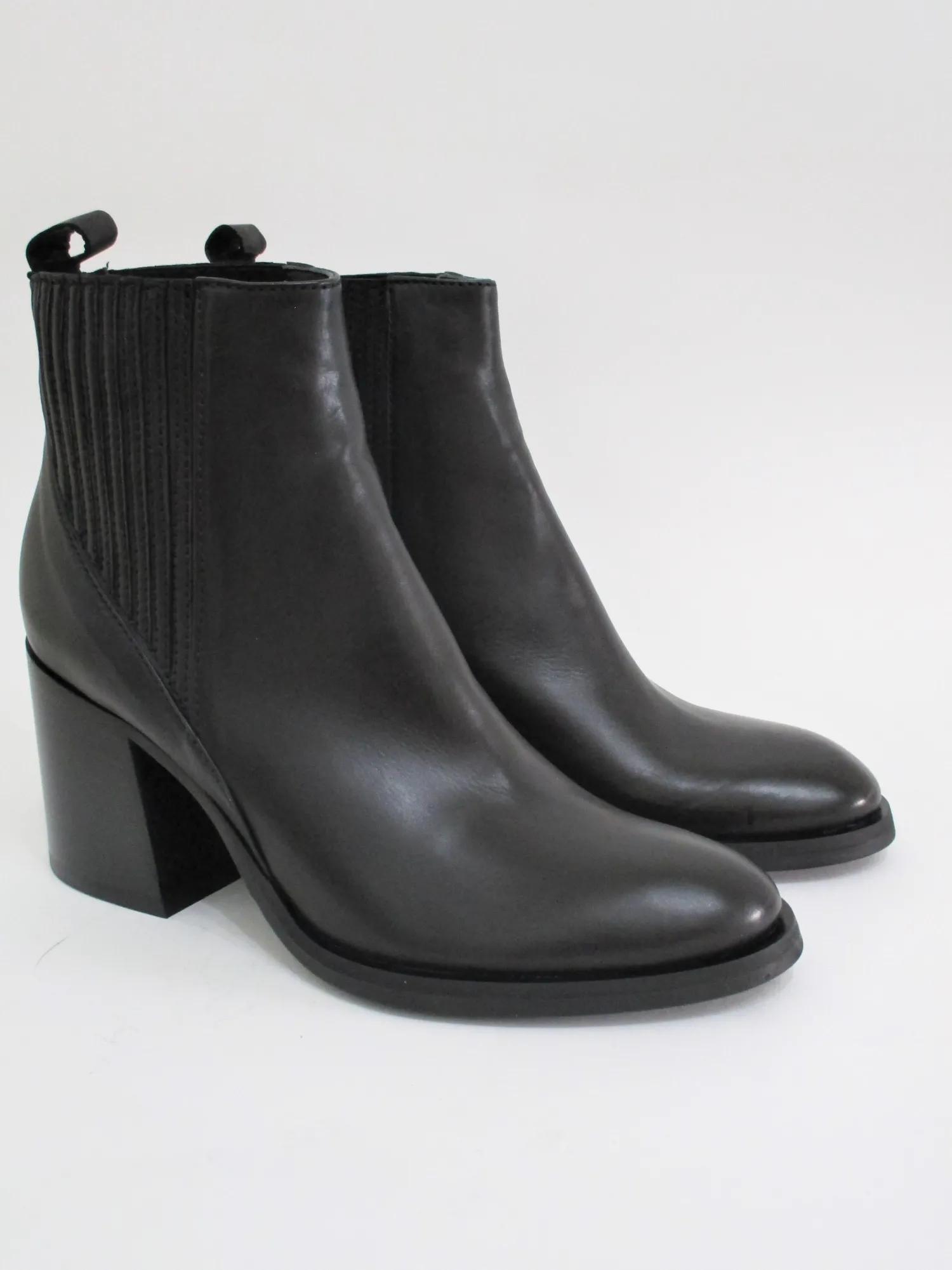 Tronchetto pelle donna 5015 nero<Fru.it Online