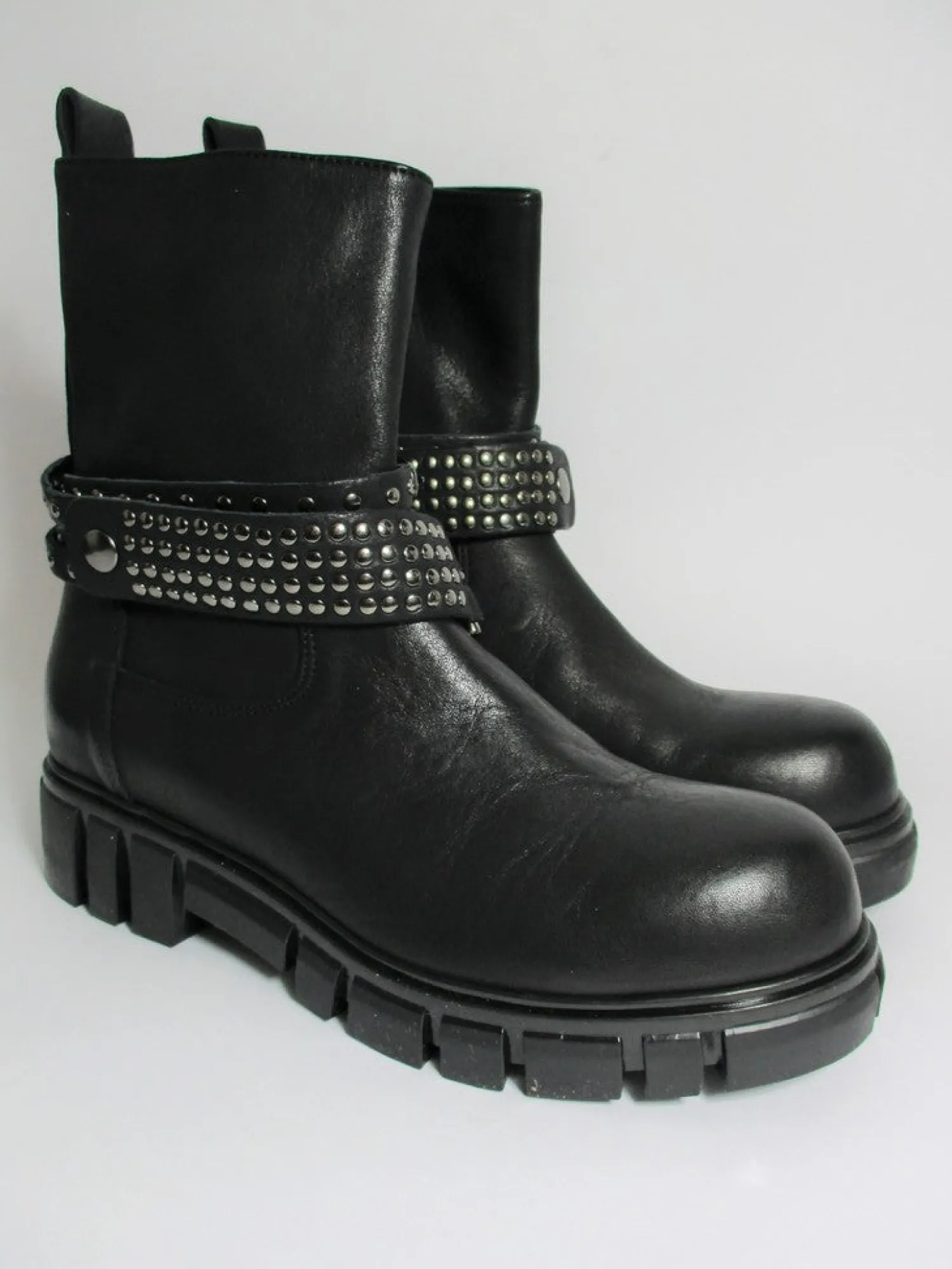 Tronchetto pelle donna 4193 nero<Fru.it Hot