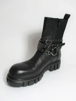 Tronchetto pelle donna 4193 nero<Fru.it Hot