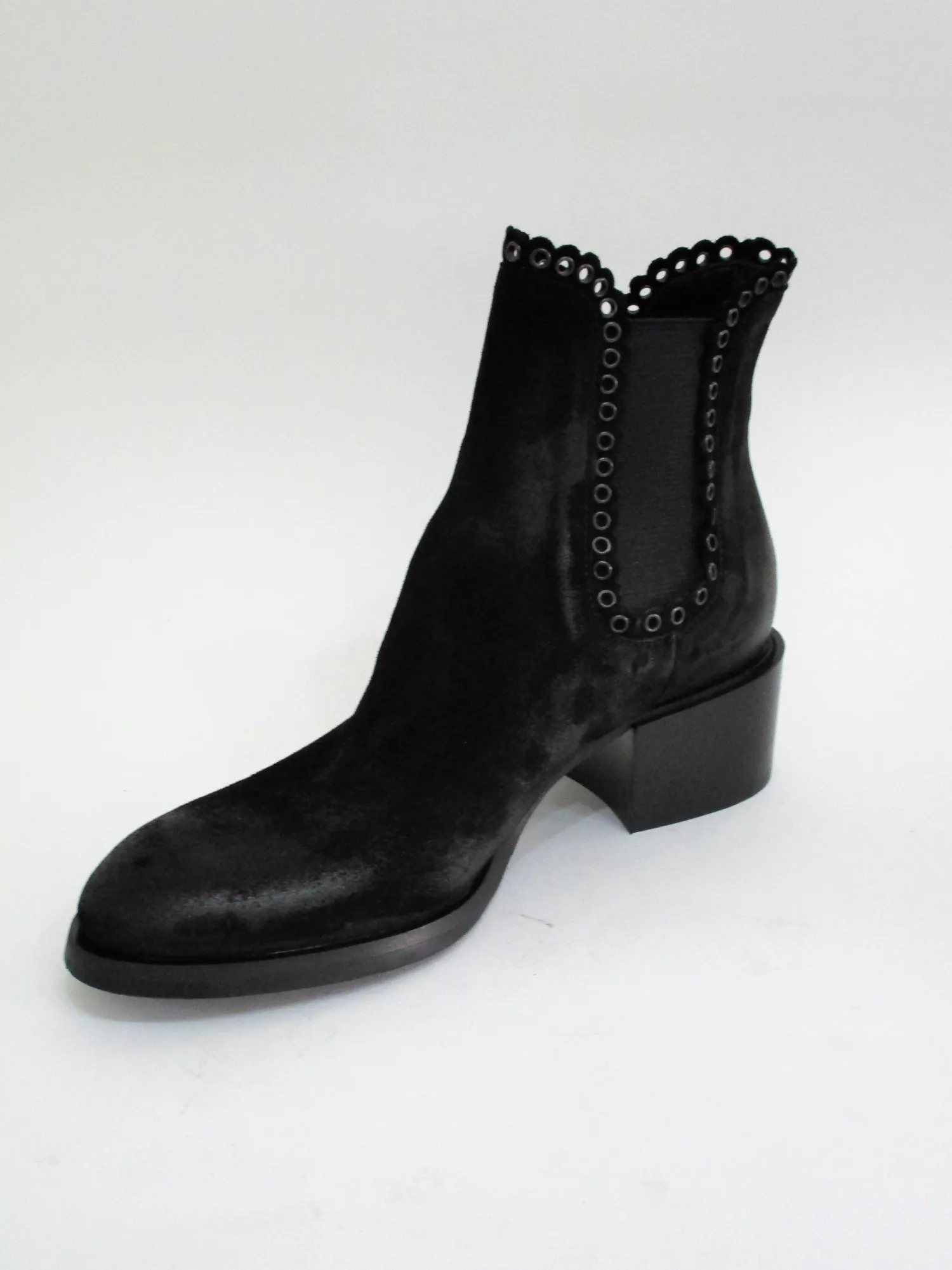 Tronchetto pelle donna 5038 nero<Fru.it New