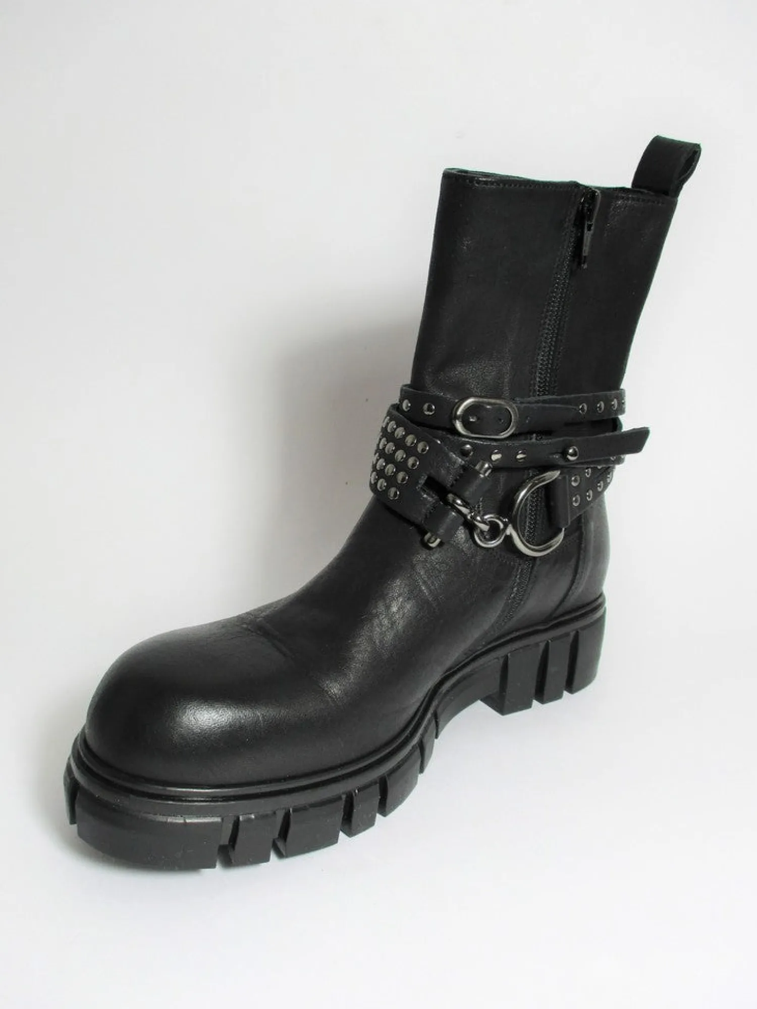 Tronchetto pelle donna 4193 nero<Fru.it Hot