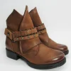 Tronchetto pelle donna 177262 cuoio<Mjus Best