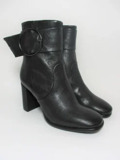 Tronchetto pelle donna 7099 nero<Paola Ferri Fashion