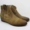 Tronchetto pelle donna PT200 cammello<Rep-Ko Sale