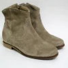 Tronchetto texano pelle donna VALERY 090 beige<Valery Calzature Best