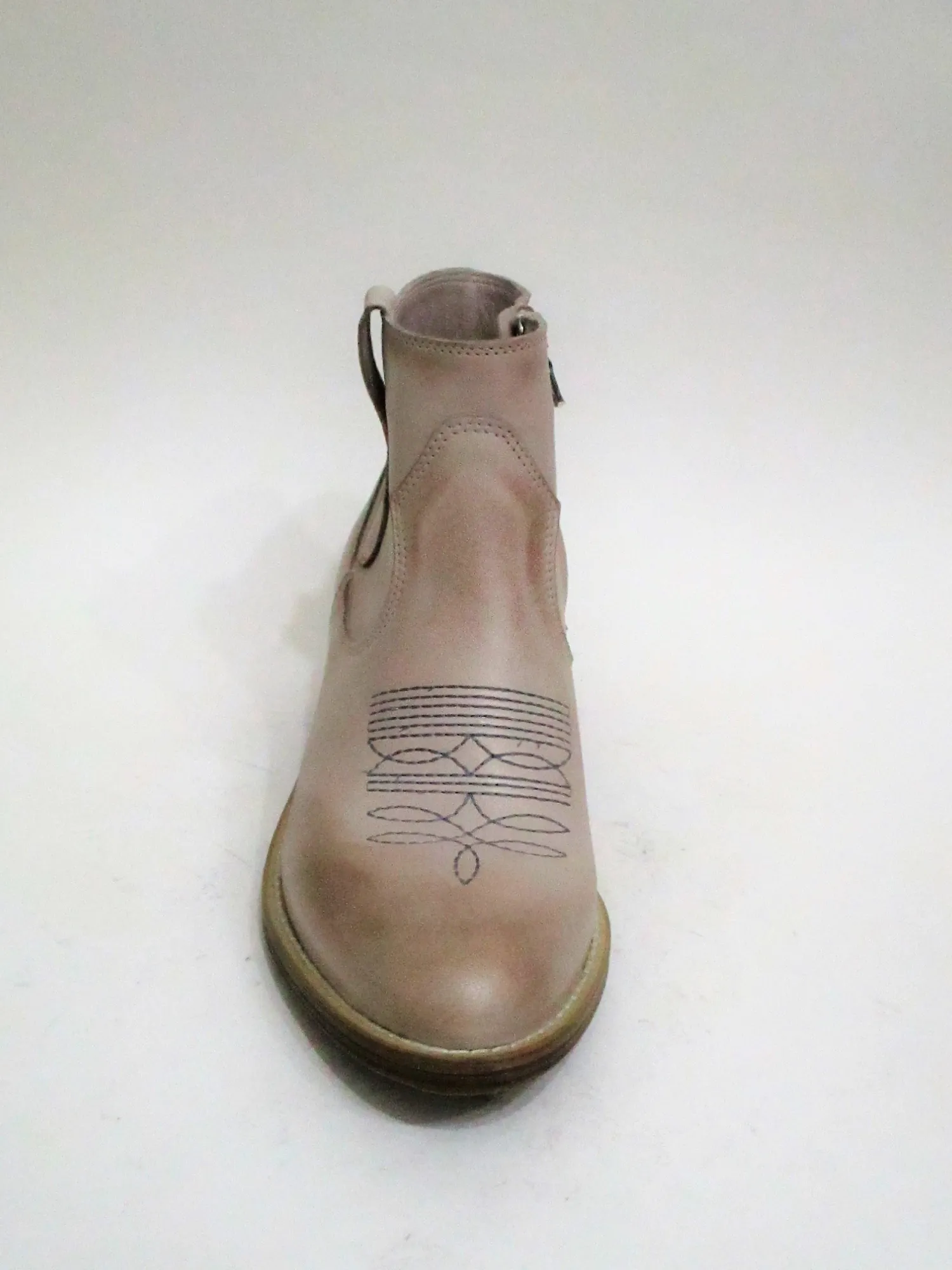 Tronchetto texano pelle donna VALERY 959 taupe<Valery Calzature New
