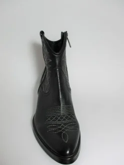 Tronchetto texano pelle donna K2040 nero<Niche Online