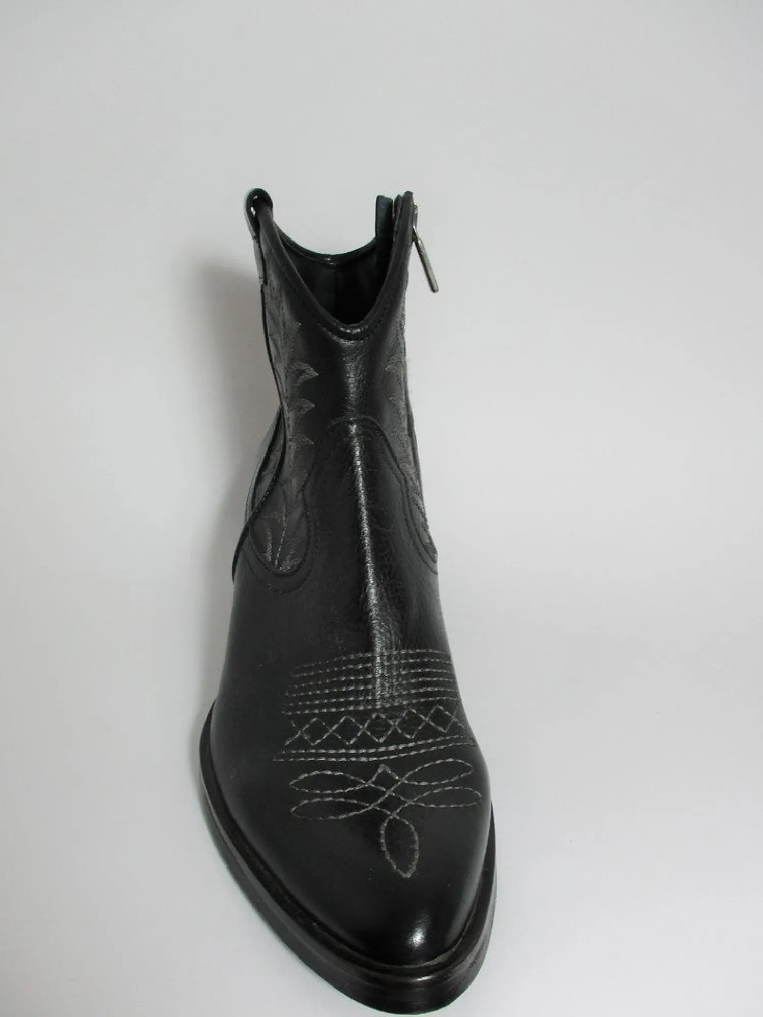 Tronchetto texano pelle donna K2040 nero<Niche Online
