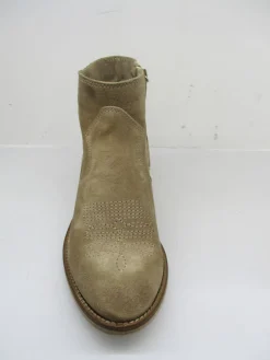 Tronchetto texano pelle donna 304 beige<keb Online