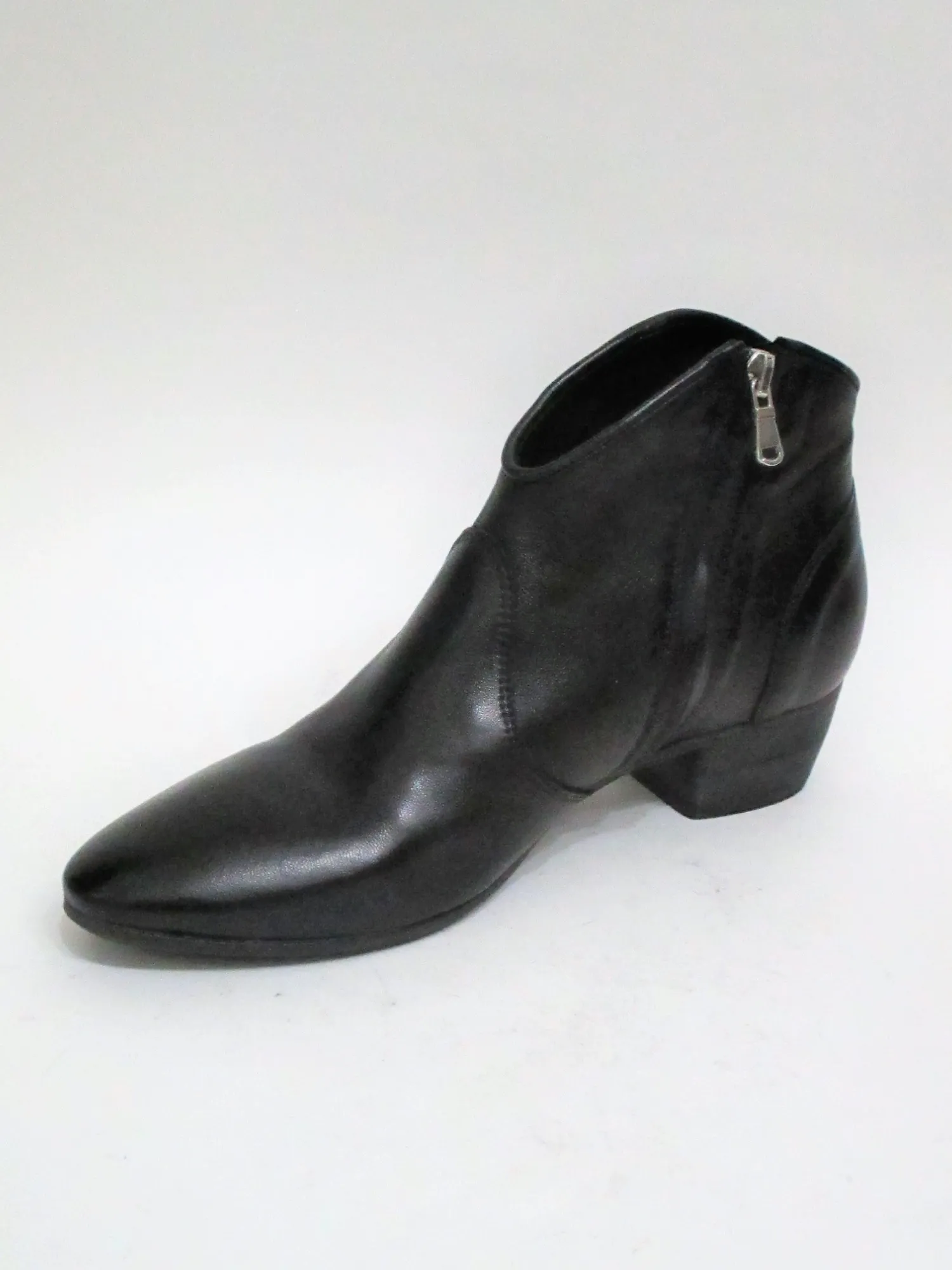 Tronchetto texano pelle donna VALERY 026 nero<Valery Calzature New