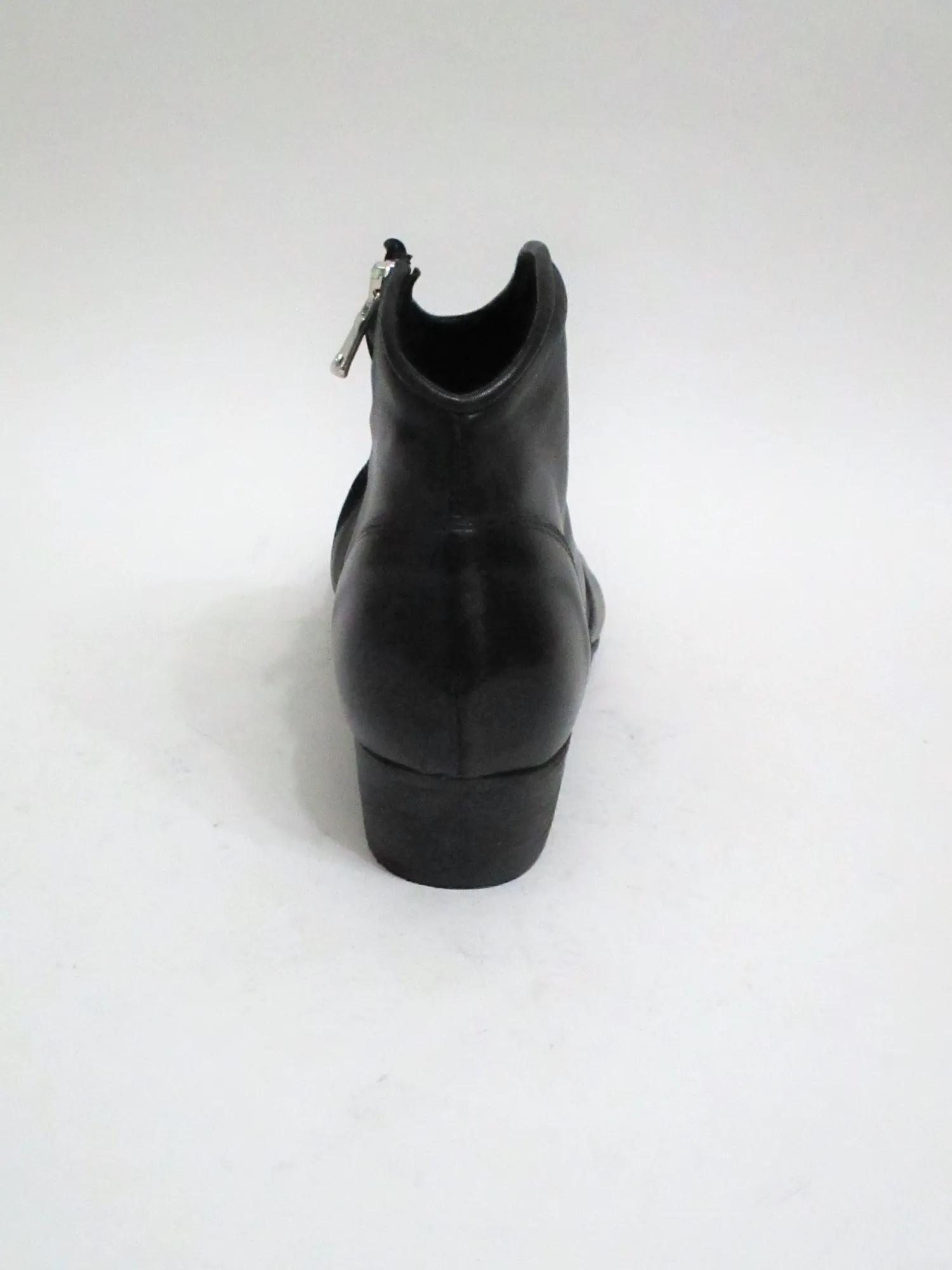 Tronchetto texano pelle donna VALERY 026 nero<Valery Calzature New