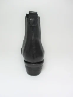 Tronchetto texano pelle donna VALERY 515 nero<Valery Calzature Fashion