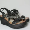 Zeppa pelle donna 528064 nero<AS98 Outlet