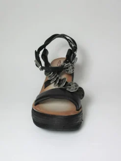 Zeppa pelle donna 528064 nero<AS98 Outlet